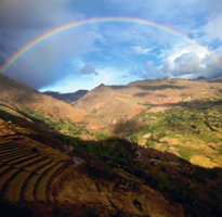 Full Rainbow at Pisac